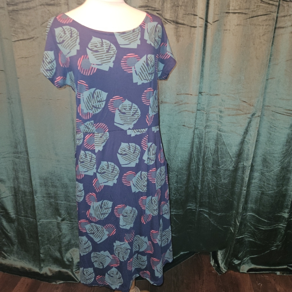 White Stuff Leaf Print Dress